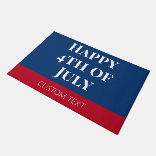 4 juli-spandoek deurmat (Schuin)