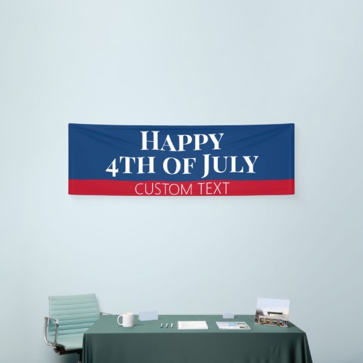 4 juli-spandoek spandoek (Beurs)