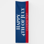 4 juli-spandoek spandoek (Verticaal)