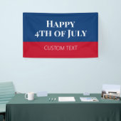 4 juli-spandoek spandoek (Beurs)