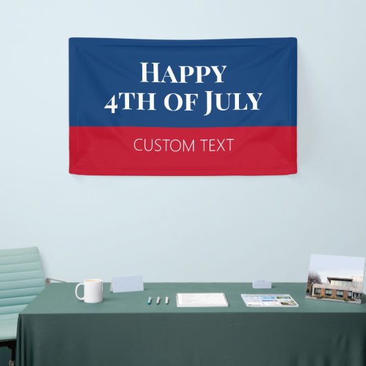 4 juli-spandoek spandoek (Beurs)