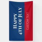 4 juli-spandoek spandoek (Verticaal)
