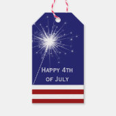 4 juli Sparkler Label 3 Cadeaulabel (Voorkant)