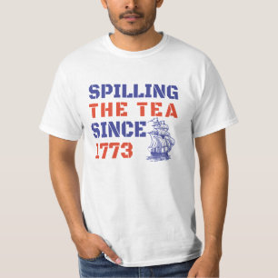 4 juli Spilling van de thee sinds 1773 T-shirt