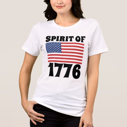 4 juli, SPIRIT OF 1776 T-SHIRTS (Voorkant)