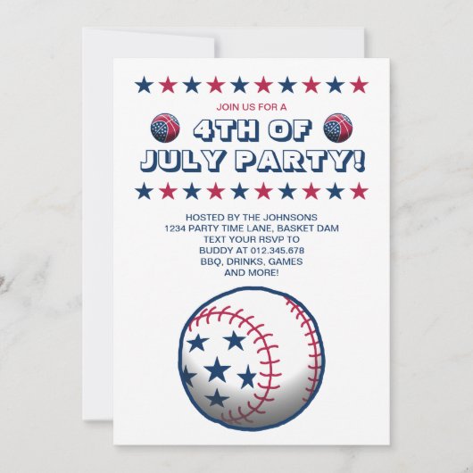 4 juli Sportfeest Kaart (Voorkant)