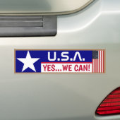 4 juli spullen bumpersticker (Op auto)