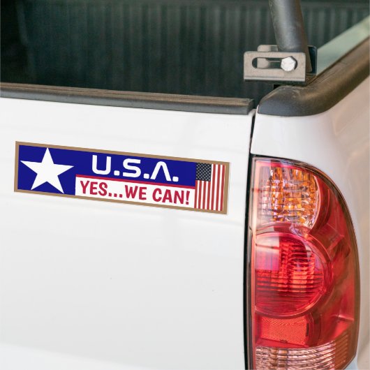 4 juli spullen bumpersticker (Op Truck)