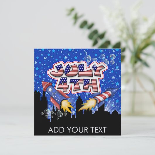 4 juli - SRF Kaart (Staand voorkant)