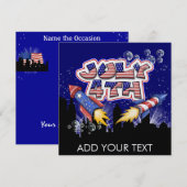 4 juli - SRF Kaart (Voorkant / Achterkant)