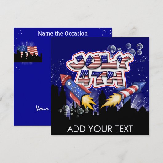 4 juli - SRF Kaart (Voorkant / Achterkant)