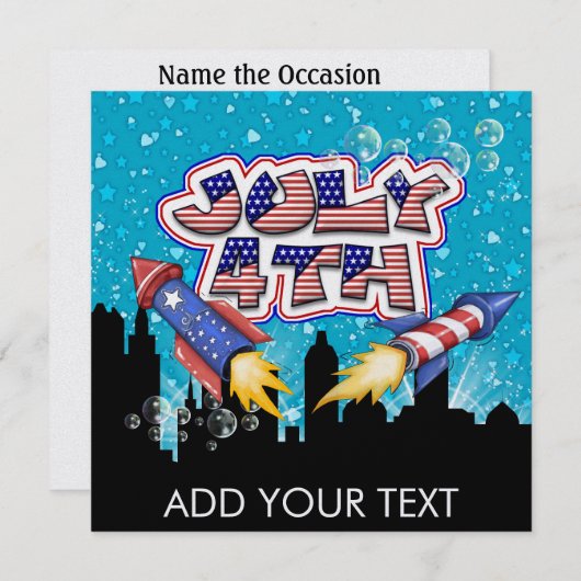 4 juli - SRF Kaart (Voorkant / Achterkant)