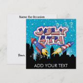 4 juli - SRF Kaart (Voorkant / Achterkant)