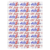 4 juli Star Stripes Tafelkleed (Voorkant)