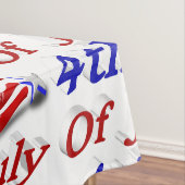 4 juli Star Stripes Tafelkleed (Voorbeeld)
