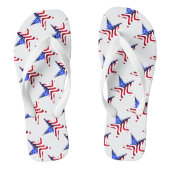 4 juli, Star & USA Flag Teenslippers (Voetbed)