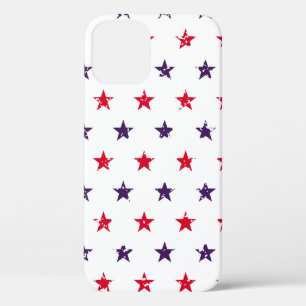4 juli Stars Grunge Abstract naadloos patroon Case-Mate iPhone Case