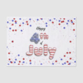4 juli Stars Stripes Folie Balloons Tissuepapier (Voorkant)