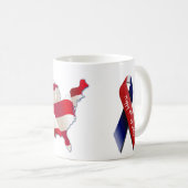 4 juli, Stars & Stripes Map of US, Mok (Voorkant rechts)