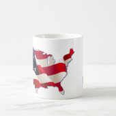 4 juli, Stars & Stripes Map of US, Mok (Center)