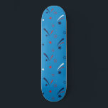 4 juli sterren en Fireworks Pattern Persoonlijk Skateboard<br><div class="desc">Vierde dag van de dag van onafhankelijkheid van juli in deze laatste sterren en het ontwerp van het vuurwerkpatroon.</div>