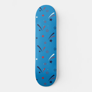 4 juli sterren en Fireworks Pattern Persoonlijk Skateboard