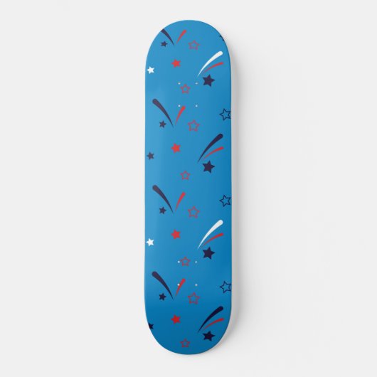 4 juli sterren en Fireworks Pattern Persoonlijk Skateboard (Voorkant)