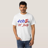 4 juli sterren en stripes T-Shirt (Voorkant volledig)