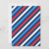 4 juli sterren stapes ijsklok op zaterdag kaart (Achterkant)