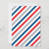 4 juli sterren stapes ijsklok op zaterdag kaart (Achterkant)