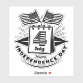 4 juli sticker (Vel)