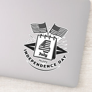 4 juli sticker