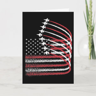 4 juli straalvliegtuig Amerikaanse vlag patriottis Kaart