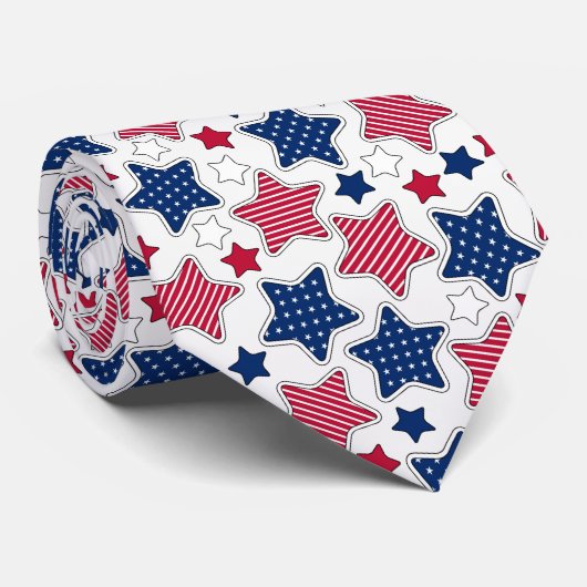 4 juli Stropdas (Opgerold)