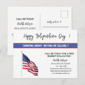 4 JULI SUMMER Real Estate Marketing Farming Feestdagenkaart (Voorkant / Achterkant)