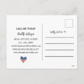 4 JULI SUMMER Real Estate Marketing Farming Feestdagenkaart (Achterkant)