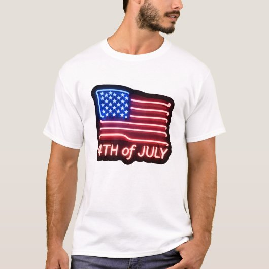 4 juli t-shirt (Voorkant)