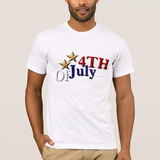 4 juli t-shirt (Voorkant)