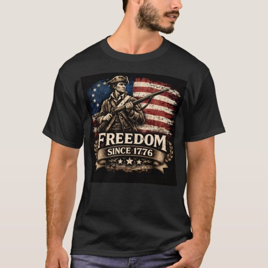 4 juli t-shirt (Voorkant)