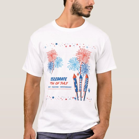 4 juli t-shirt (Voorkant)