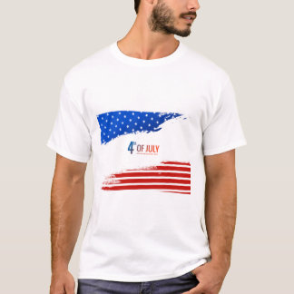 4 juli T-Shirt Design – Patriottisch en trendy