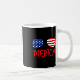 4 juli T-shirt Onafhankelijkheidsdag Amerikaanse v Koffiemok