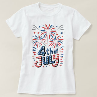 4 juli T-shirt, Onafhankelijkheidsdag van de Veren T-shirt