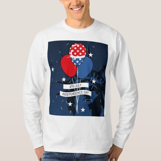 4 juli T-shirt ontwerp (Voorkant)