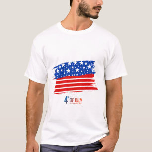4 juli T-shirt ontwerp patriottische onafhankeli