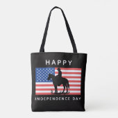 4 juli T-shirt Tote Bag (Achterkant)