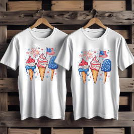 4 juli T-shirt van Ice Cream Mannen