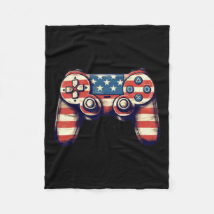 4 juli T Shirt Videospel Kinder Jongens Mannen Fleece Deken