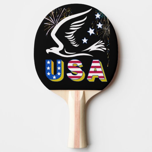 4 juli tafeltennisbatje (Voorkant)