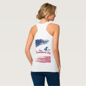 4 juli tanktop (Volledige Achterkant)
